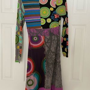 Desigual patterned midi dress
